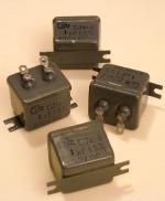 Set of 4 Oil Capacitors in Metal tank 1 µF - 630 V - 5 %
