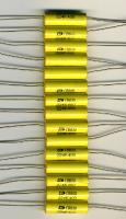 Lot de 15 Condensateurs Audio Polypropylène - MKP 0,22 µF - 400 V Longs Fils