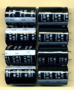 1000 µF 160 V 85°C Capacitor - Pack of 8 Radial Electrolytic Snap-In Capacitors