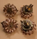 Set of 4 Stereo Mini-Switches - 11 Adjustable Positions