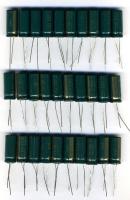 Lot de 30 Condensateurs 2 200 µF - 6,3 V - 105 °C Faible Impédance