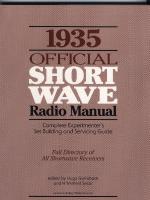 1935 official short wave radio manual
