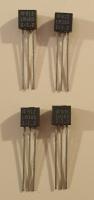 4 x LM385 Z-1.2 micropower voltage references 1,2v NS to-92 - National