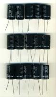 Lot de 15 Condensateurs Haute Tension 22 µF - 450 Volts