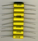 Lot de 8 Condensateurs Polypropylène Haute Tension 0,1 µF - 1000 V