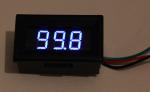 Voltmètre Digital 3 Digits LED Bleu 0 - 100 V