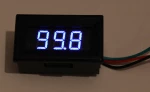 Voltmètre Digital 3 Digits LED Bleu 0 - 1000 V en 2 gammes automatiques