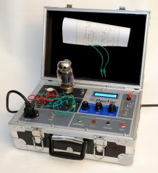 Tube tester in suit-case